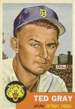 1953 Topps #52 Ted Gray DP