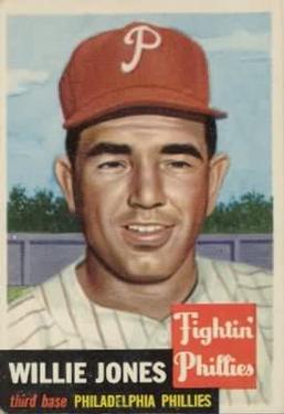 1953 Topps #88 Willie Jones DP
