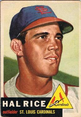1953 Topps #93 Hal Rice DP
