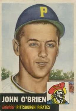 1953 Topps #223 Johnny O'Brien DP RC