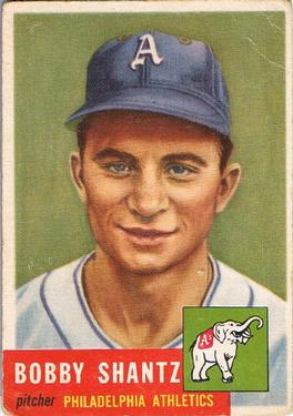 1953 Topps #225 Bobby Shantz