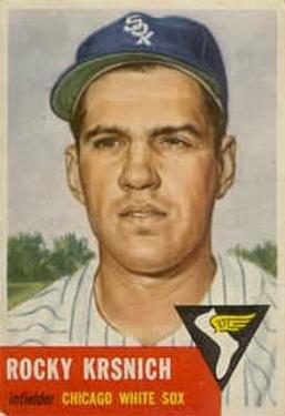 1953 Topps #229 Rocky Krsnich RC