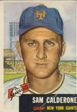 1953 Topps #260 Sam Calderone RC