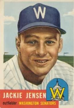 1953 Topps #265 Jackie Jensen