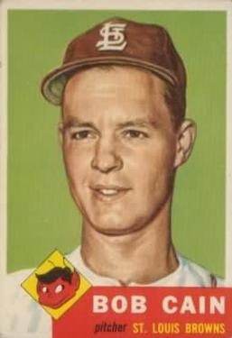 1953 Topps #266 Bob Cain