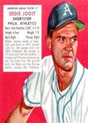 1953 Red Man #AL7 Eddie Joost