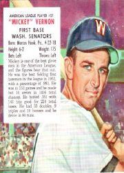 1953 Red Man #AL21 Mickey Vernon