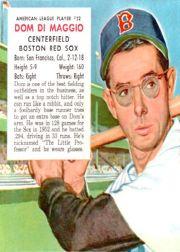 1953 Red Man #AL22 Dom DiMaggio