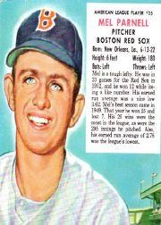 1953 Red Man #AL25 Mel Parnell