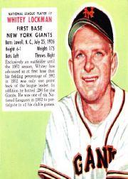 1953 Red Man #NL7 Whitey Lockman