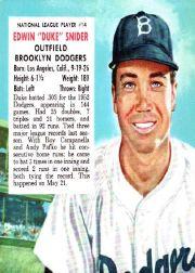 1953 Red Man #NL14 Duke Snider