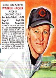 1953 Red Man #NL23 Warren Hacker