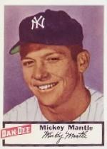 1954 Dan-Dee #17 Mickey Mantle