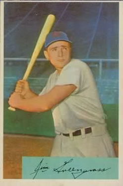 1954 Bowman #28A Jim Greengrass Birthplace Addison, NJ