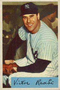 1954 Bowman #33A Vic Raschi No Trade