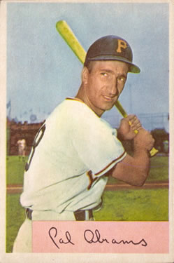 1954 Bowman #91 Cal Abrams