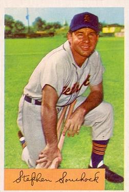 1954 Bowman #103A Stephen Souchock 144/1192 Putouts
