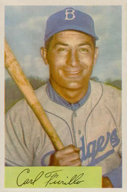 1954 Bowman #122 Carl Furillo