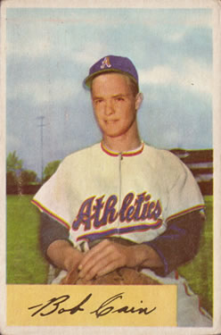 1954 Bowman #195 Bob Cain