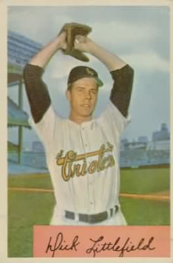1954 Bowman #213 Dick Littlefield