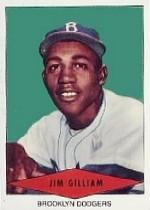 1954 Red Heart #10 Jim Gilliam