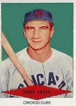 1954 Red Heart #26 Hank Sauer