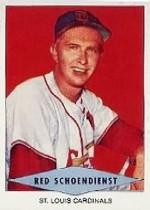 1954 Red Heart #27 Red Schoendienst SP