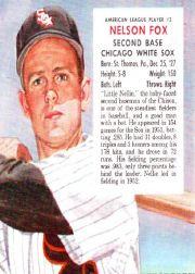 1954 Red Man #AL3 Nellie Fox