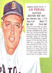 1954 Red Man #AL11 Jimmy Piersall