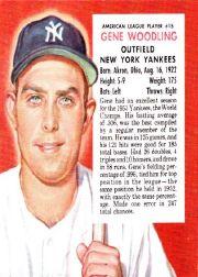 1954 Red Man #AL15 Gene Woodling