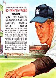 1954 Red Man #AL16 Whitey Ford