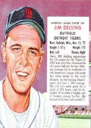 1954 Red Man #AL24 Jim Delsing