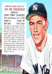 1954 Red Man #AL25 Gil McDougald