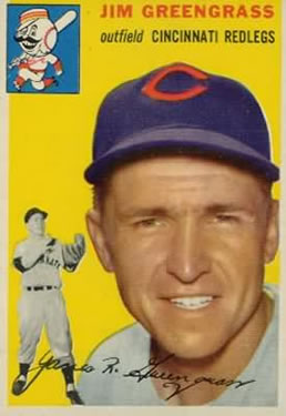 1954 Topps #22 Jim Greengrass