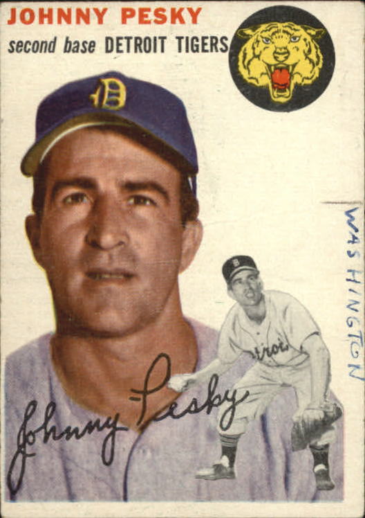 1954 Topps #63 Johnny Pesky