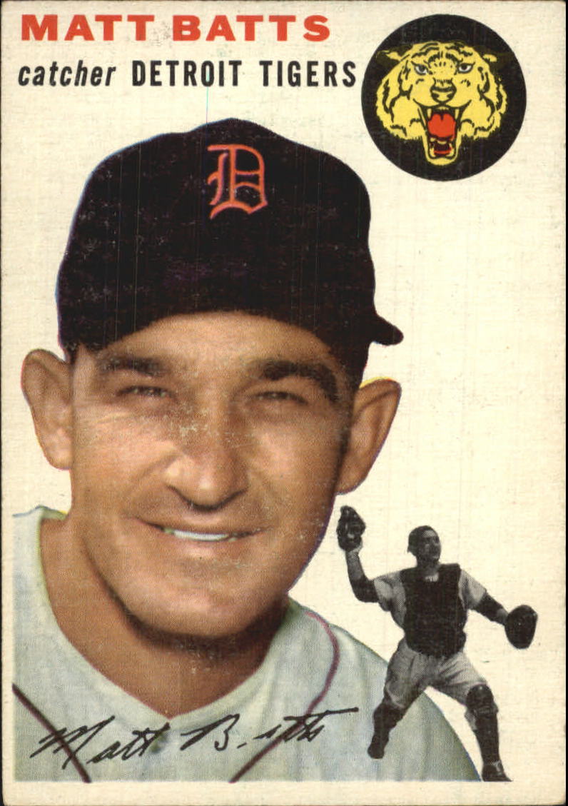 1954 Topps #88 Matt Batts