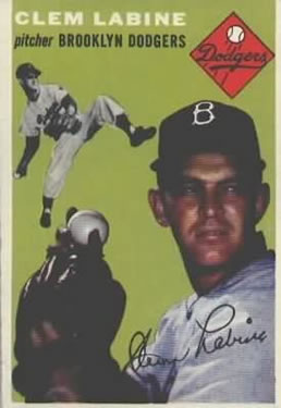 1954 Topps #121 Clem Labine