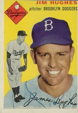 1954 Topps #169 Jim Hughes