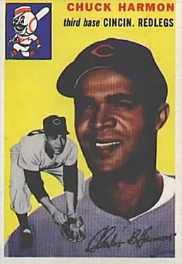 1954 Topps #182 Chuck Harmon RC