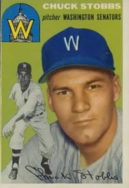 1954 Topps #185 Chuck Stobbs