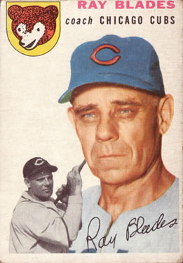 1954 Topps #243 Ray Blades CO RC