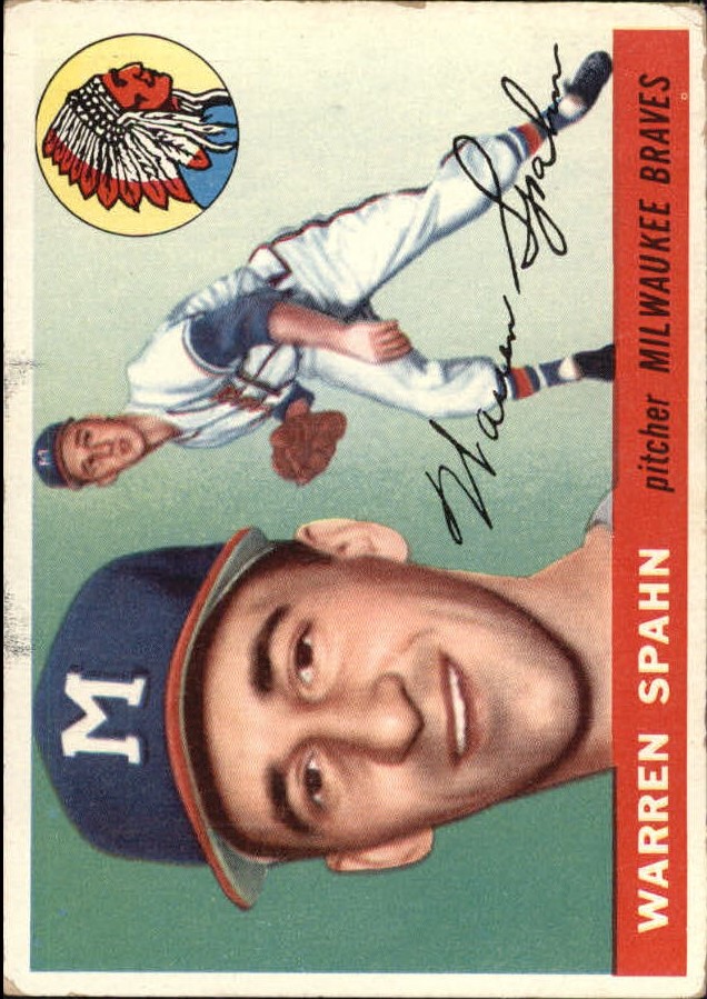 1955 Topps #31 Warren Spahn