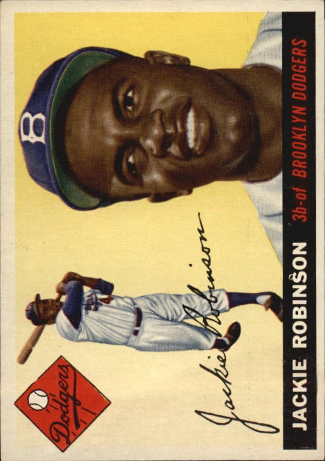1955 Topps #50 Jackie Robinson front image