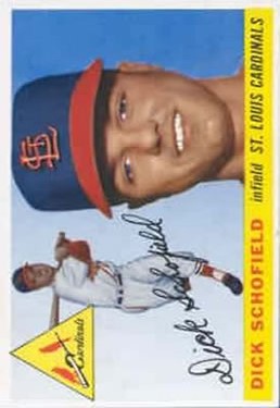 1955 Topps #143 John (Dick) Schofield