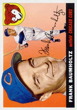 1955 Topps #172 Frank Baumholtz DP