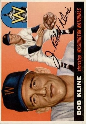 1955 Topps #173 Bob Kline RC