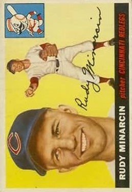 1955 Topps #174 Rudy Minarcin RC