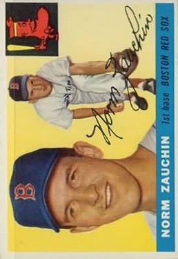 1955 Topps #176 Norm Zauchin RC