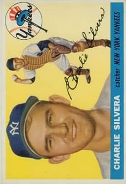 1955 Topps #188 Charlie Silvera DP