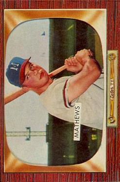 1955 Bowman #103 Eddie Mathews